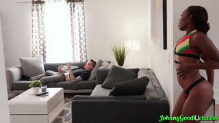 Interrasial Sex Cu Drăguț Negrese Pitipoance