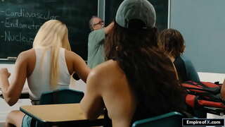 Blonde teen blowjobs an uair sin fucked by her friend in the pool