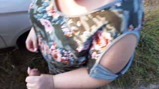 Khu vực chết tiệt của nga cô GÁI nhỏ và lấy, ngoài trời