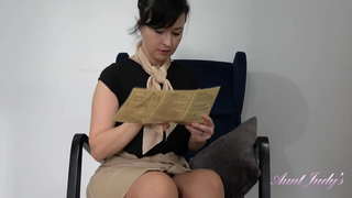 Veľké Tit MILF letuška Wanilianna - Upskirt, Nohavičky a Pančuchy