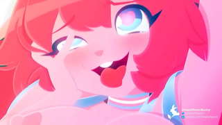 Pupu tyttö vitun (taiteilija: dreamflowerbunny