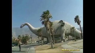 Cute busty teens first bangvan orgy